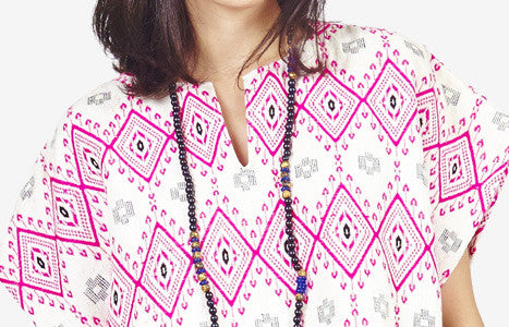 Ikat Poncho